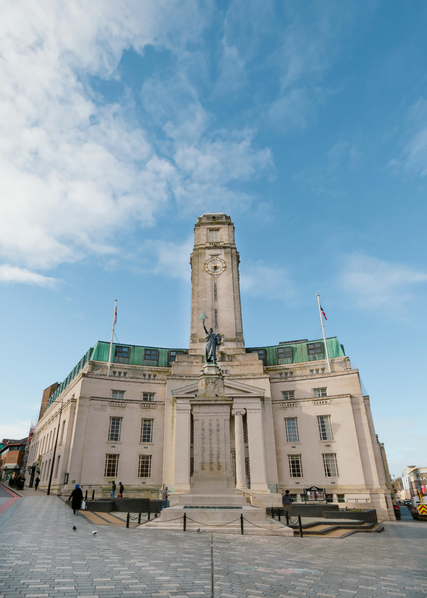 Luton Town Hall clock tower